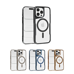 Glossy & Transparent Magnetic Case for iPhone 12 / 12 Pro (Only Ground Shipping)