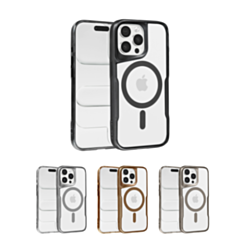 Glossy & Transparent Magnetic Case for iPhone 15 Pro (Only Ground Shipping)