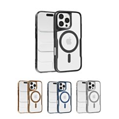 Glossy & Transparent Magnetic Case for iPhone 16 Pro Max (Only Ground Shipping)