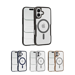 Glossy & Transparent Magnetic Case for iPhone 16 (Only Ground Shipping)