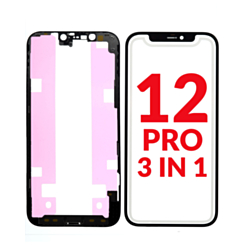 Buy the Premium 3-in-1 Front Glass, Frame, and OCA for iPhone 12 Pro G Plus OCA Pro.
