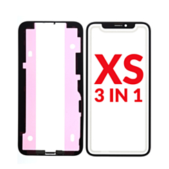 Buy the premium 3-in-1 for iPhone XS with front glass, frame, and G+ OCA Pro.