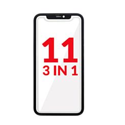 G+ OCA PRO 3-in-1 (Front Glass + Metal Frame + OCA) for iPhone 11 (Pack of 5)