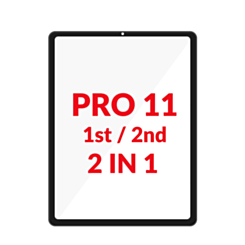 G+ OCA PRO 2-in-1 (Front Glass + OCA) for iPad Pro 11" (1st Gen 2018 / 2nd Gen 2020) (BLACK)