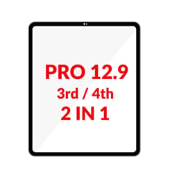 G+ OCA PRO 2-in-1 (Front Glass + OCA) for iPad Pro 12.9" (3rd Gen 2018 / 4th Gen 2020) (BLACK)