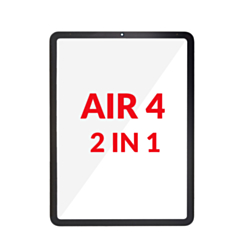 G+ OCA PRO 2-in-1 (Front Glass + OCA) for iPad Air 4 (2020) (BLACK) (Premium)