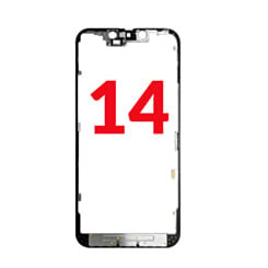 Grab the wholesale deals on the pack of 5 metal frames for iPhone 14 G+ OCA Pro.