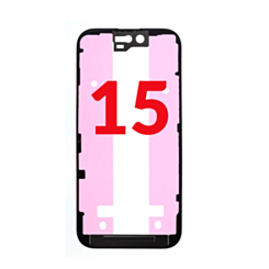 Order the metal frame pack of 5 for iPhone 15, G Plus OCA Pro.
