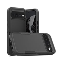 Dual Layers Shockproof Strong Case (Black) for Google Pixel 9 Pro XL / 10 Pro XL / 11 Pro XL (Only Ground Shipping)
