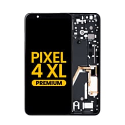 OLED Assembly with Frame for Google Pixel 4 XL (GRAY Power Button) (Premium)