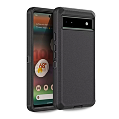 Heavy Duty Case for Google Pixel 6 (BLACK) (Only Ground Shipping)