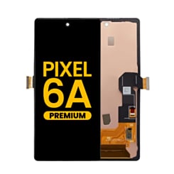 OLED Assembly with Frame for Google Pixel 6A (Without Fingerprint Sensor) (Premium)