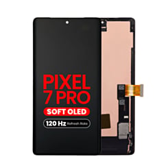 OLED Assembly with Frame for Pixel 7 Pro (Without Fingerprint Sensor) (Aftermarket Pro Soft Oled / 120HZ)