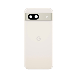 Back Cover for Google Pixel 8A (PORCELAIN) (Service Pack)