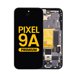 OLED Assembly with Frame (With Fingerprint Sensor) for Google Pixel 9A (OBSIDIAN) (Premium)