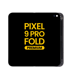 Inner OLED Assembly with Frame for Google Pixel 9 Pro Fold (US & International) (OBSIDIAN) (Premium)