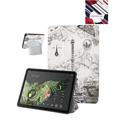 Old Style Notebook Design Case for Google Pixel Tablet 11'' (2024) - EIFFEL TOWER (Only Ground Shipping)