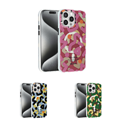 Graffiti Design with Wireless Charging Magnetic Case for iPhone 15 Pro (Only Ground Shipping)