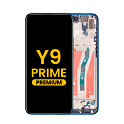 LCD Assembly with Frame for Huawei Y9 Prime (2019) (Premium) (SAPPHIRE BLUE)