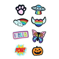 Fashion Charms Set for Handle Cases (8 Piece Set) - UNISEX 3 (Only Ground Shipping)