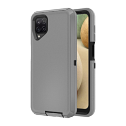 Heavy Duty Case for Galaxy A12 (DARK GRAY & BLACK) (Only Ground Shipping)