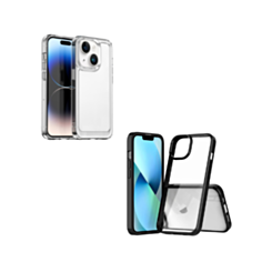 Hybrid Case with Air Cushion Technology for iPhone 15 (Only Ground Shipping)