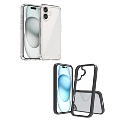 Hybrid Case with Air Cushion Technology for iPhone 16 Plus (Only Ground Shipping)
