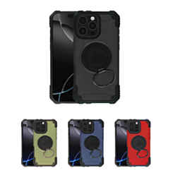 Hybrid Tuff Case with Magnetic Kickstand for iPhone 16 Pro Max (Only Ground Shipping)