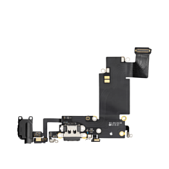 Charging Port Flex Cable for iPhone 6S Plus (BLACK) (Aftermarket)