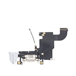 Charging Port Flex Cable for iPhone 6S (WHITE) (Aftermarket)
