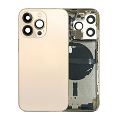 Housing Frame with Small Parts Pre-Installed for iPhone 13 Pro (GOLD) (International) (OEM Pull B Grade)