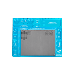 Insulated High Temperature 330mm X 198mm Aluminum Alloy for Microscope / Blue (Only Ground Shipping) (Not Returnable)