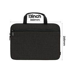 Incase Carry Zip Brief For Most 13" Laptops And Tablets Graphite (BLACK) (Only Ground Shipping)