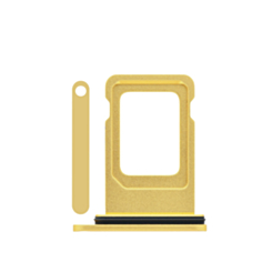 Shop the Single SIM Card Tray for iPhone 11 in yellow.