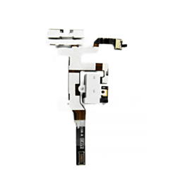 Headphone Audio Jack & Volume Button for iPhone 4S (WHITE)