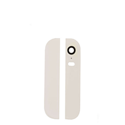 Back Glass Set for iPhone 5 (Top & Bottom) (WHITE)