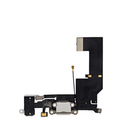 Charging Port Flex Cable for iPhone 5SE (WHITE) (Premium)