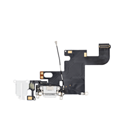 Charging Port Flex Cable for iPhone 6 (WHITE) (Premium)
