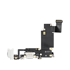 Charging Port Flex Cable for iPhone 6S Plus (WHITE) (Premium)