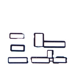 Mainboard Inline Insulator Sticker for iPhone 7 (5 Piece Set) (Pack of 10)