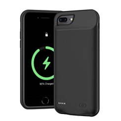 Portable Protective Charging Case (8000 mAh) for iPhone 8P/7P/6SP/6P (BLACK) (Only Ground Shipping)