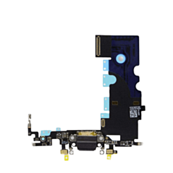 Charging Port Flex Cable for iPhone 8 (BLACK) (Aftermarket)