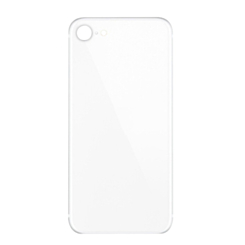 Grab the wholesale deals on the white back glass with a bigger camera hole for iPhone 8 and SE 2020 – no logo.