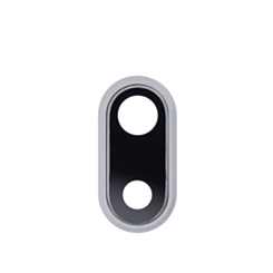 Back Camera Lens with Bracket for iPhone 8 Plus (WHITE)