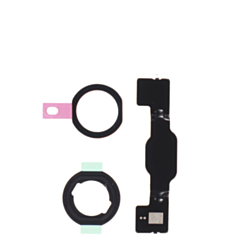 Home Button Holding Bracket with Rubber Gasket for iPad 10.2 7 / 8 / 9 / iPad 6 (2018) / iPad 5 (2017)