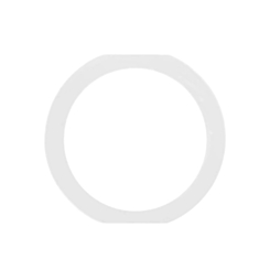 Home Button Gasket For iPad Pro 10.5"/ Pro 12.9 (1st & 2nd Gen) / Pro 9.7"/ iPad 5 to iPad 9 / Air 1 / Air 2 / Mini 3 / Mini 4 / Mini 5 (White) (Pack of 10)