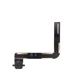 Charging Port Flex Cable for iPad 6 (2018) / iPad 5 (2017) / Air 1 (Soldering Required) (BLACK) (Premium)