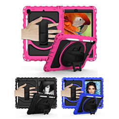 360 Hand Strap Silicone Case for iPad 5 (2017) / iPad 6 (2018) / Air 1 / 2 / Pro 9.7 (Only Ground Shipping)