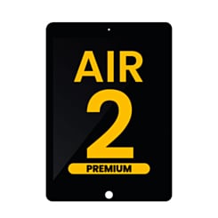 LCD and Digitizer Assembly for iPad Air 2 (BLACK) (Sleep / Wake Sensor Flex Pre-Installed) (Premium)