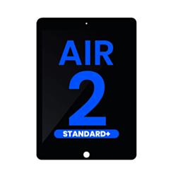 Standard+ LCD and Digitizer Assembly for iPad Air 2 (BLACK) (Sleep / Wake Sensor Flex Pre-Installed)